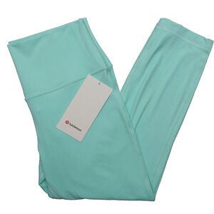 New Lululemon Size 14 Align HR High Rise Crop 23" IDLM Ideal Mint Leggings